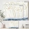 Designart - Gold Abstract Geometric Shape - Modern Transitional Canvas Art